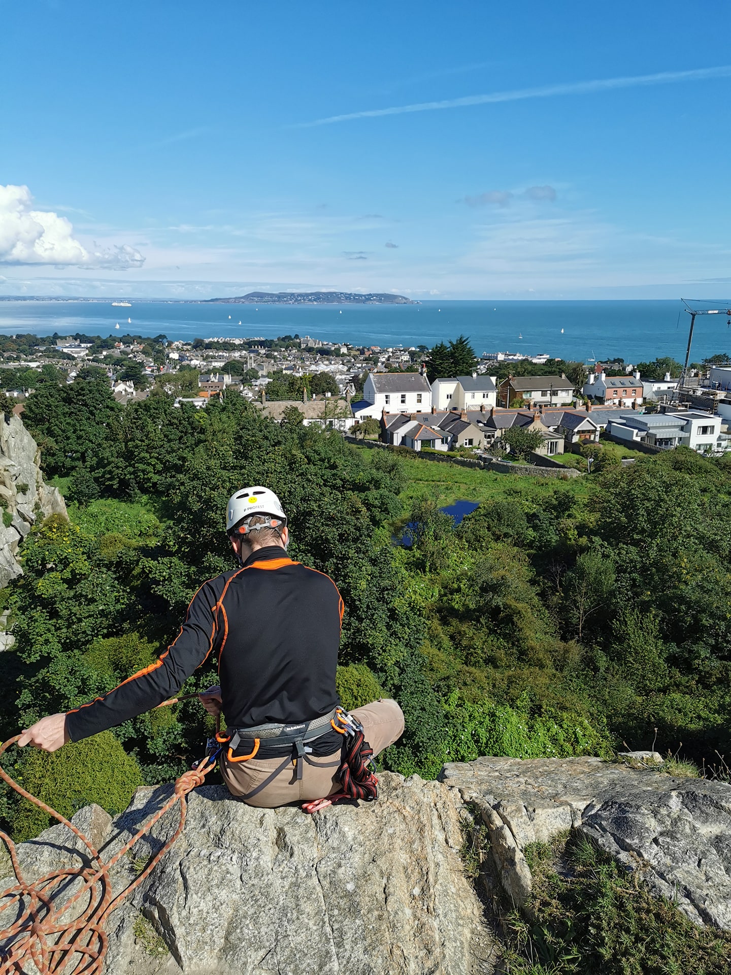 Learn to rock climb outdoors ireland