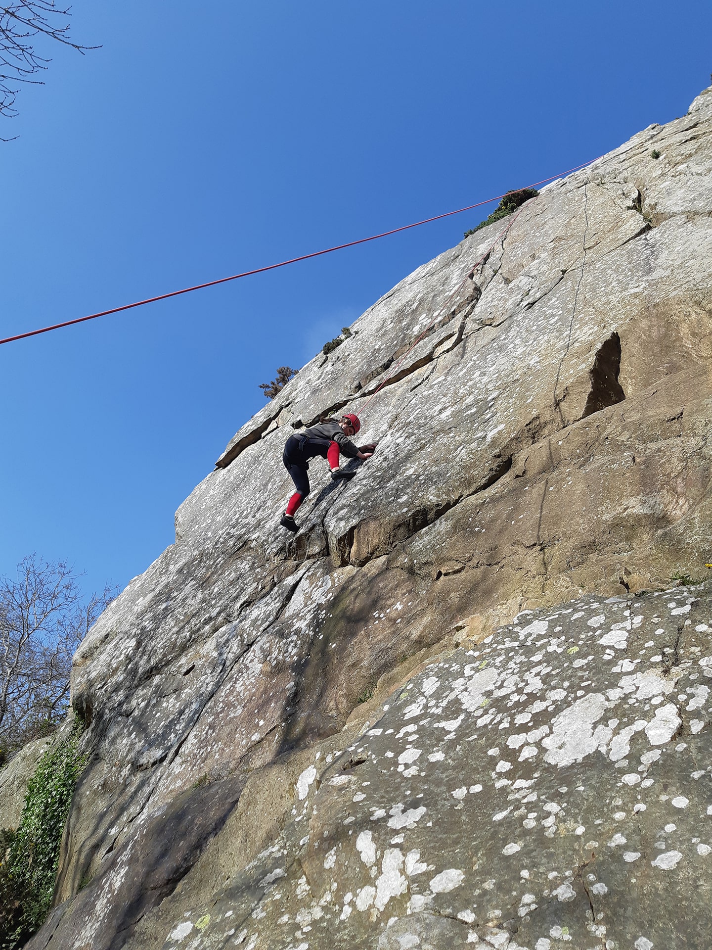 Rock climbing course ireland